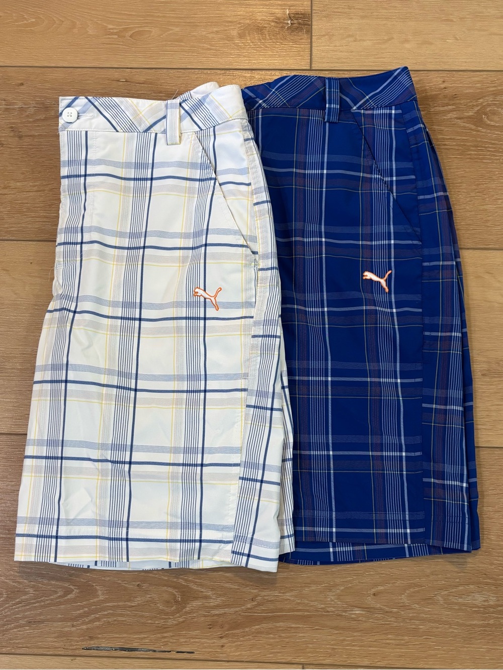 Puma Plaid Golf Shorts Set  Size 32